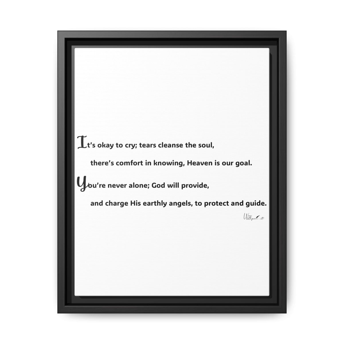 Matte Canvas, Framed (Multi-color)