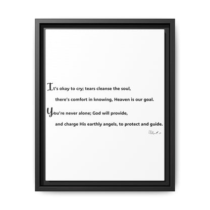 Matte Canvas, Framed (Multi-color)