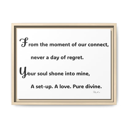 Matte Canvas, Framed (Multi-color)