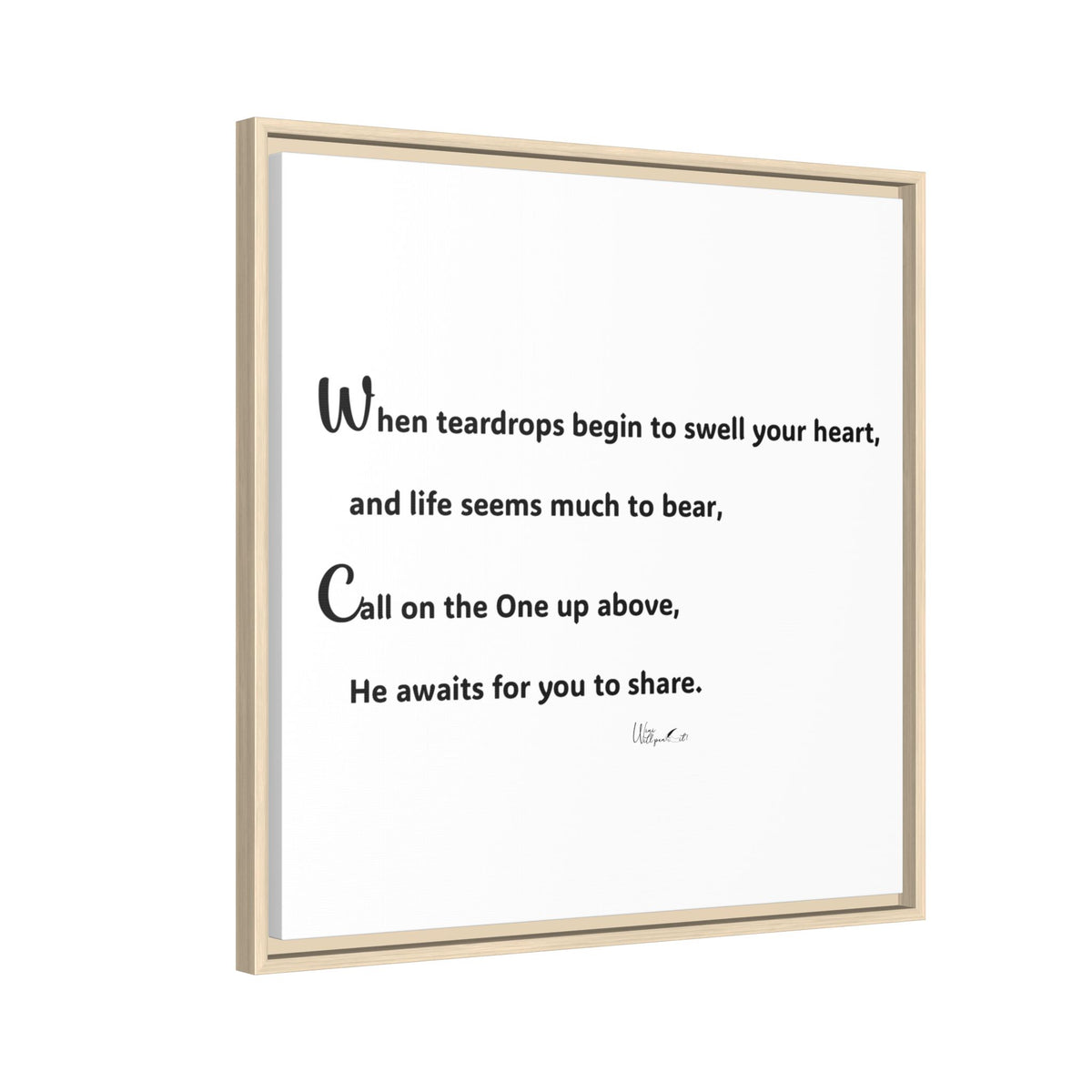 Matte Canvas, Framed (Multi-color)