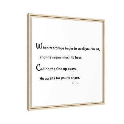 Matte Canvas, Framed (Multi-color)