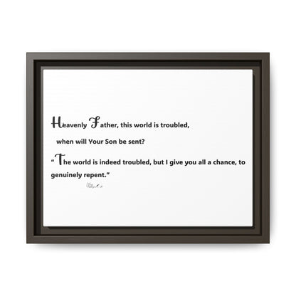 Matte Canvas, Framed (Multi-color)