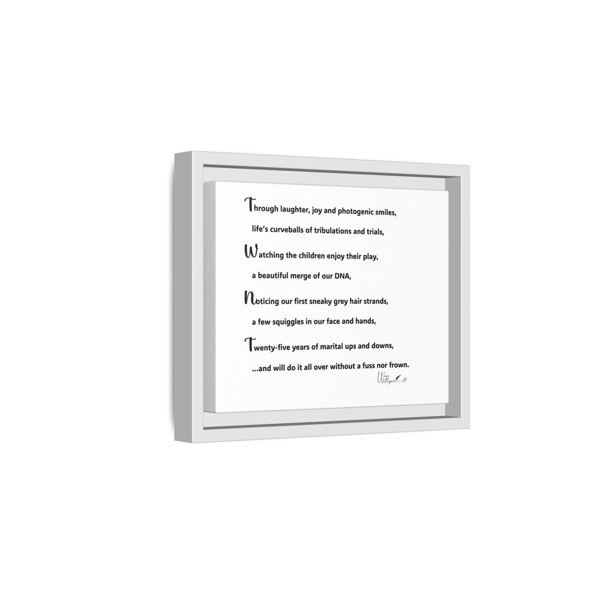 Matte Canvas, Framed (Multi-color)