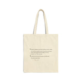 Cotton Canvas Tote Bag