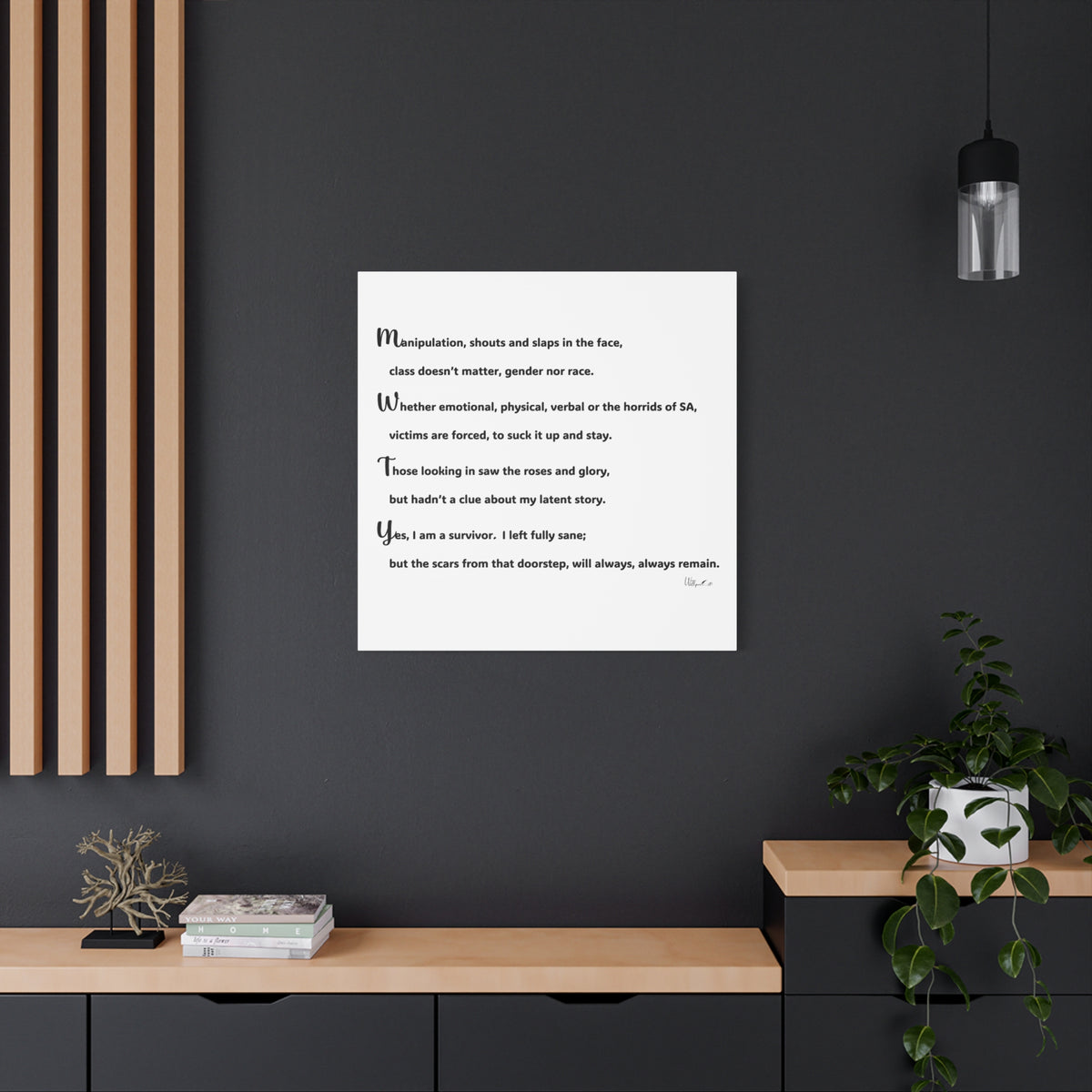 Matte Canvas, Stretched, 1.25"