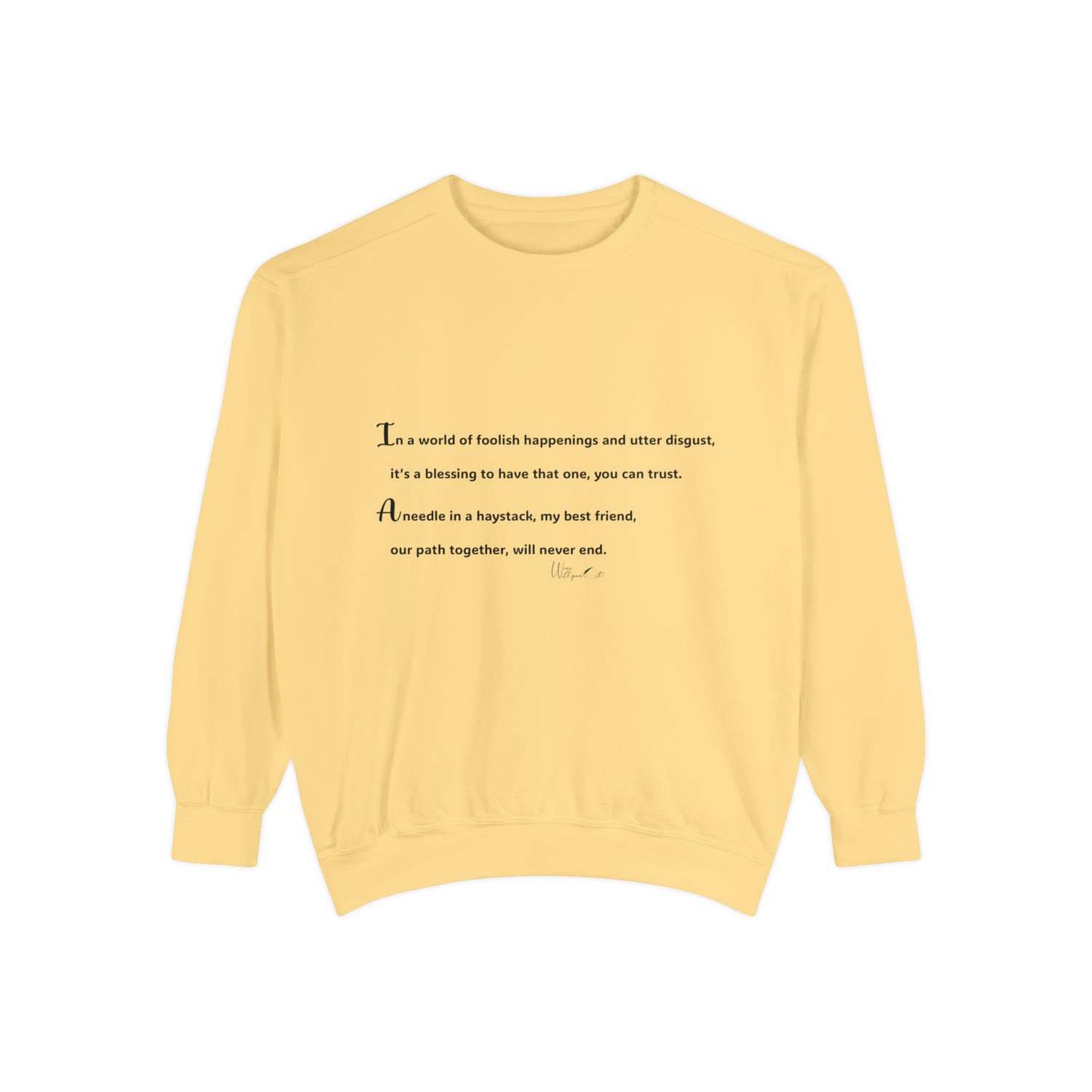 Unisex Garment-Dyed Sweatshirt