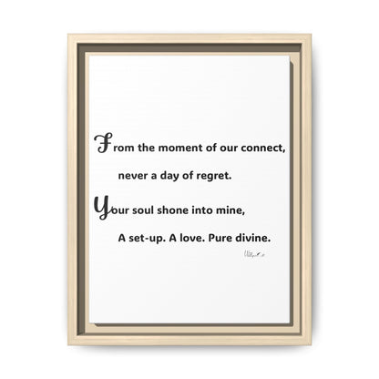 Matte Canvas, Framed (Multi-color)