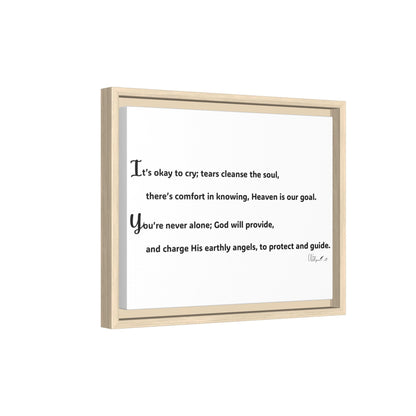 Matte Canvas, Framed (Multi-color)