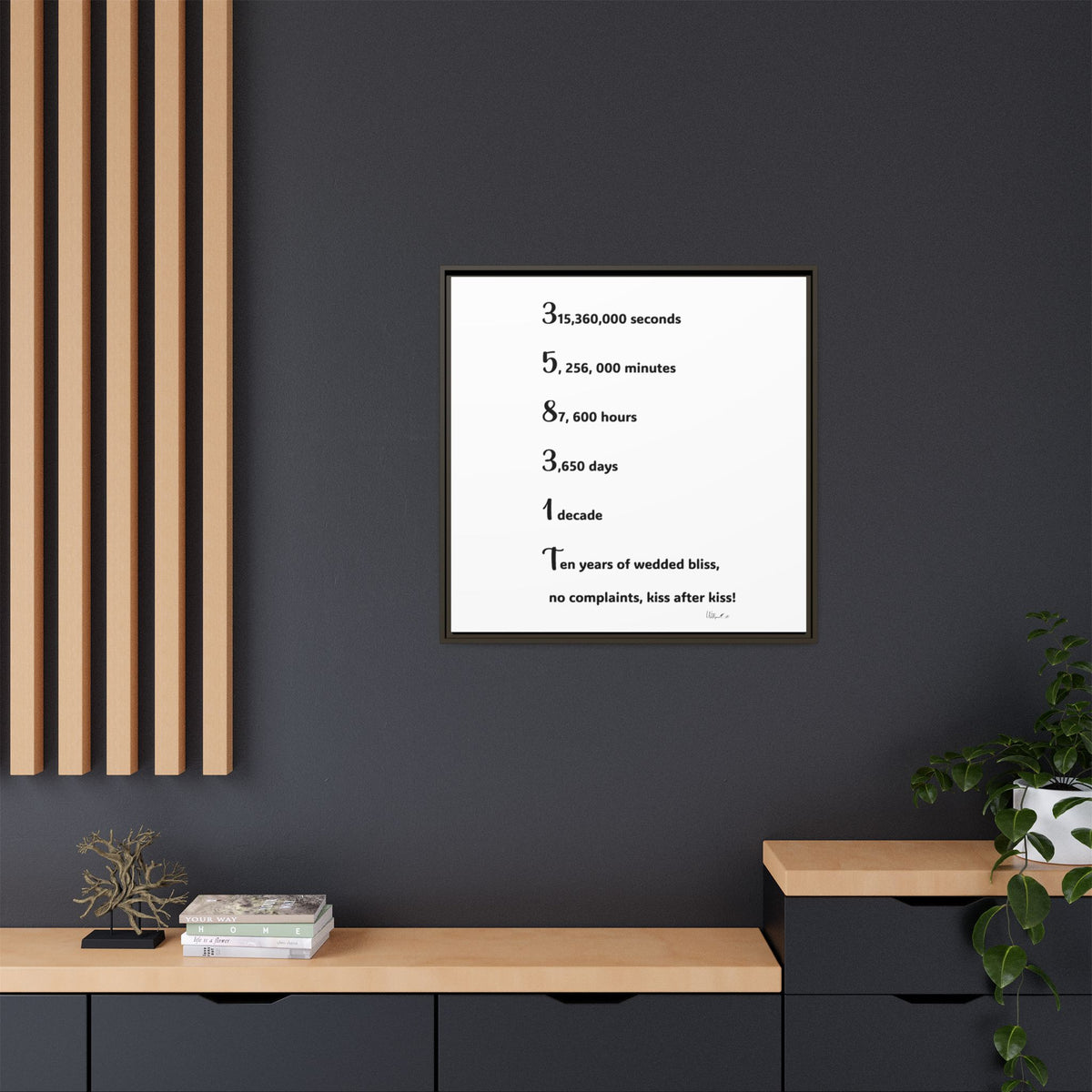 Matte Canvas, Framed (Multi-color)