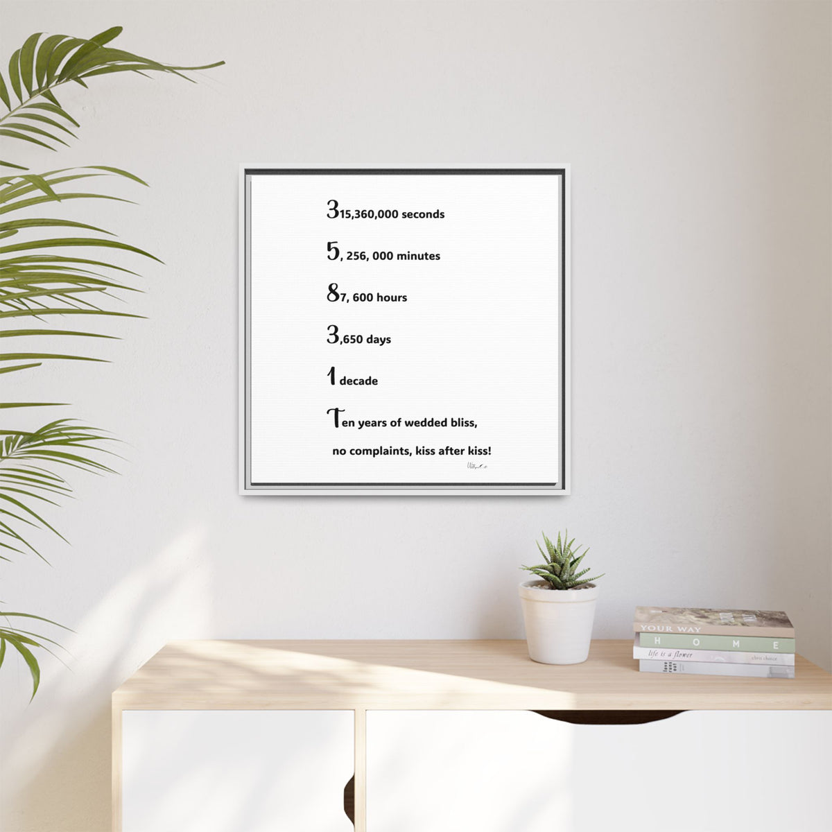 Matte Canvas, Framed (Multi-color)