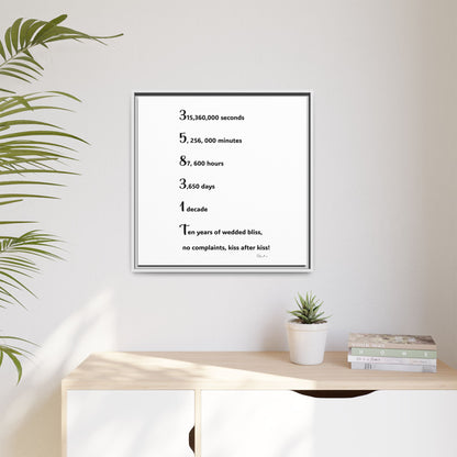 Matte Canvas, Framed (Multi-color)
