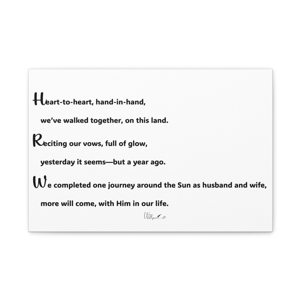 Matte Canvas, Stretched, 1.25"