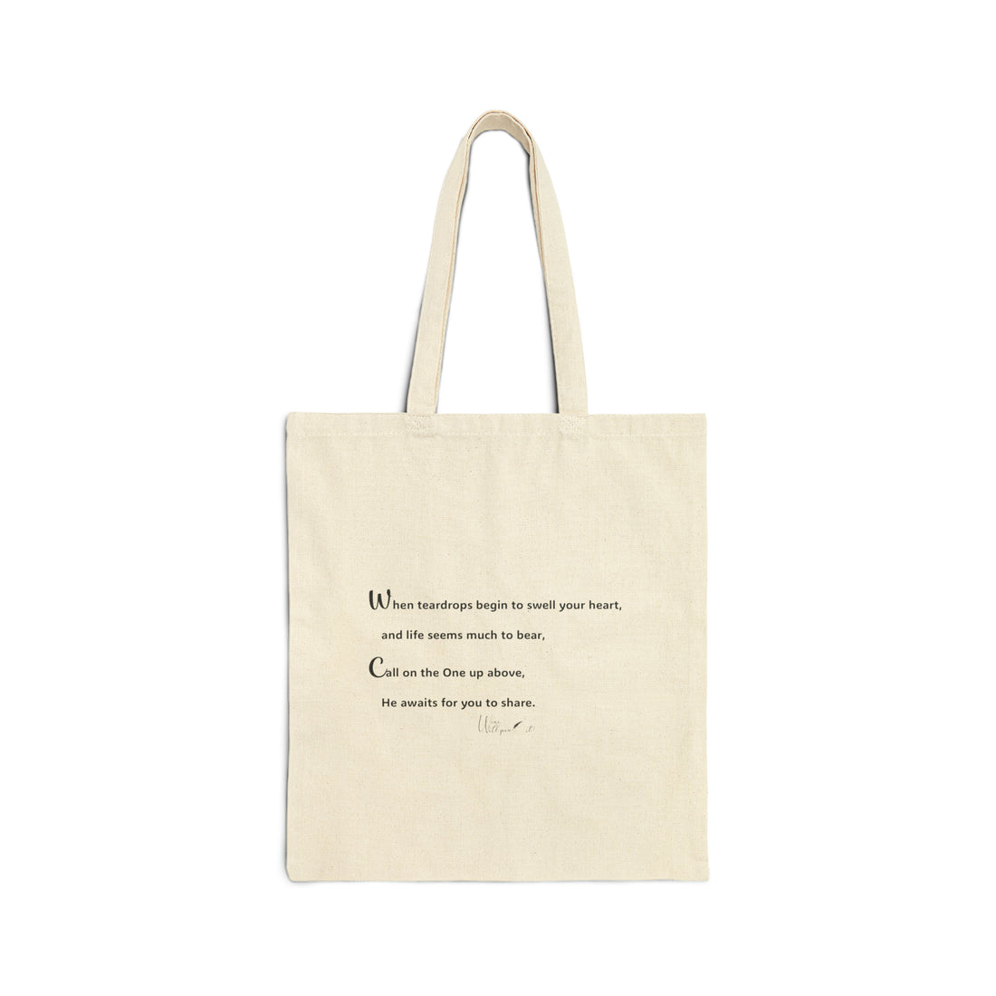 Cotton Canvas Tote Bag
