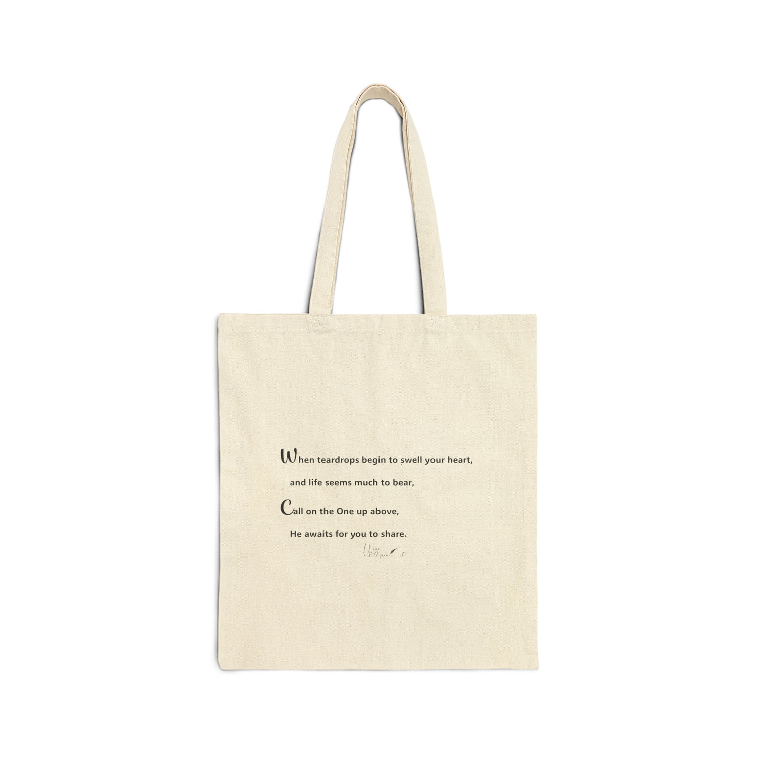 Cotton Canvas Tote Bag