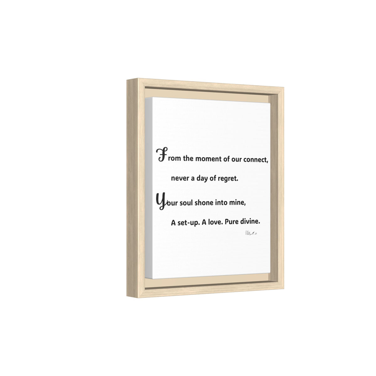 Matte Canvas, Framed (Multi-color)