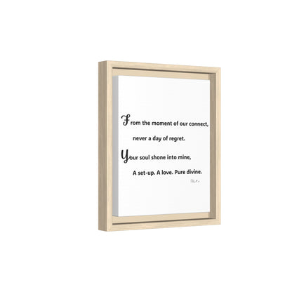 Matte Canvas, Framed (Multi-color)