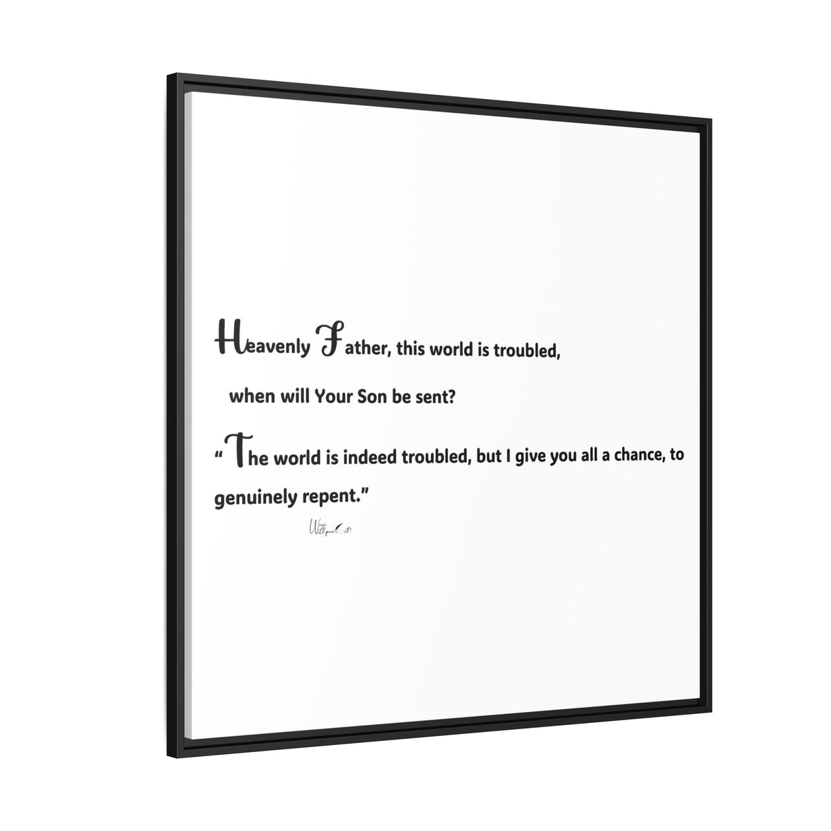 Matte Canvas, Framed (Multi-color)