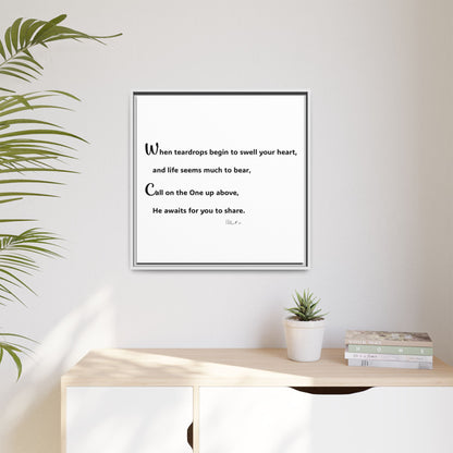 Matte Canvas, Framed (Multi-color)