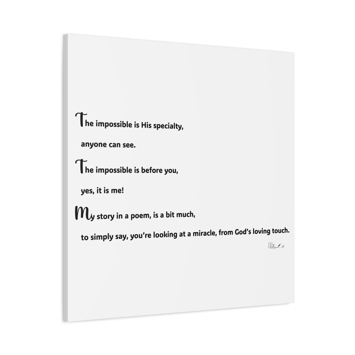 Matte Canvas, Stretched, 1.25"