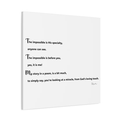 Matte Canvas, Stretched, 1.25"