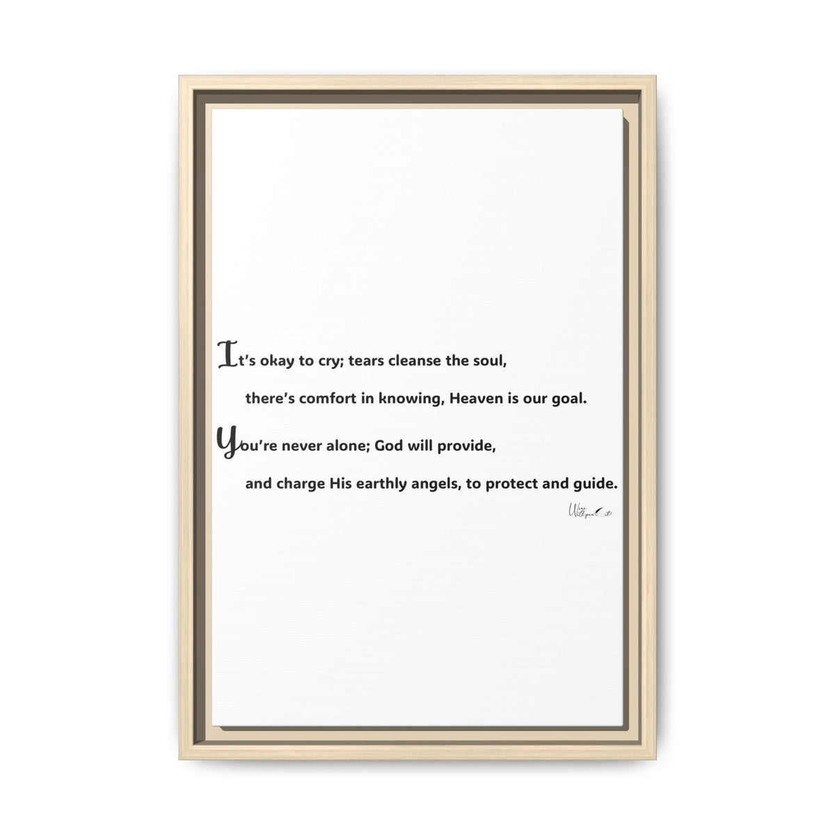 Matte Canvas, Framed (Multi-color)