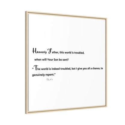 Matte Canvas, Framed (Multi-color)