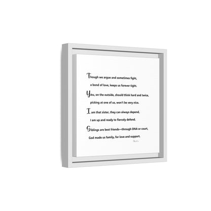 Matte Canvas, Framed (Multi-color)