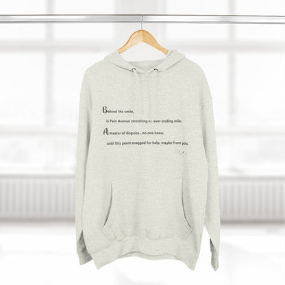 Three-Panel Fleece Hoodie