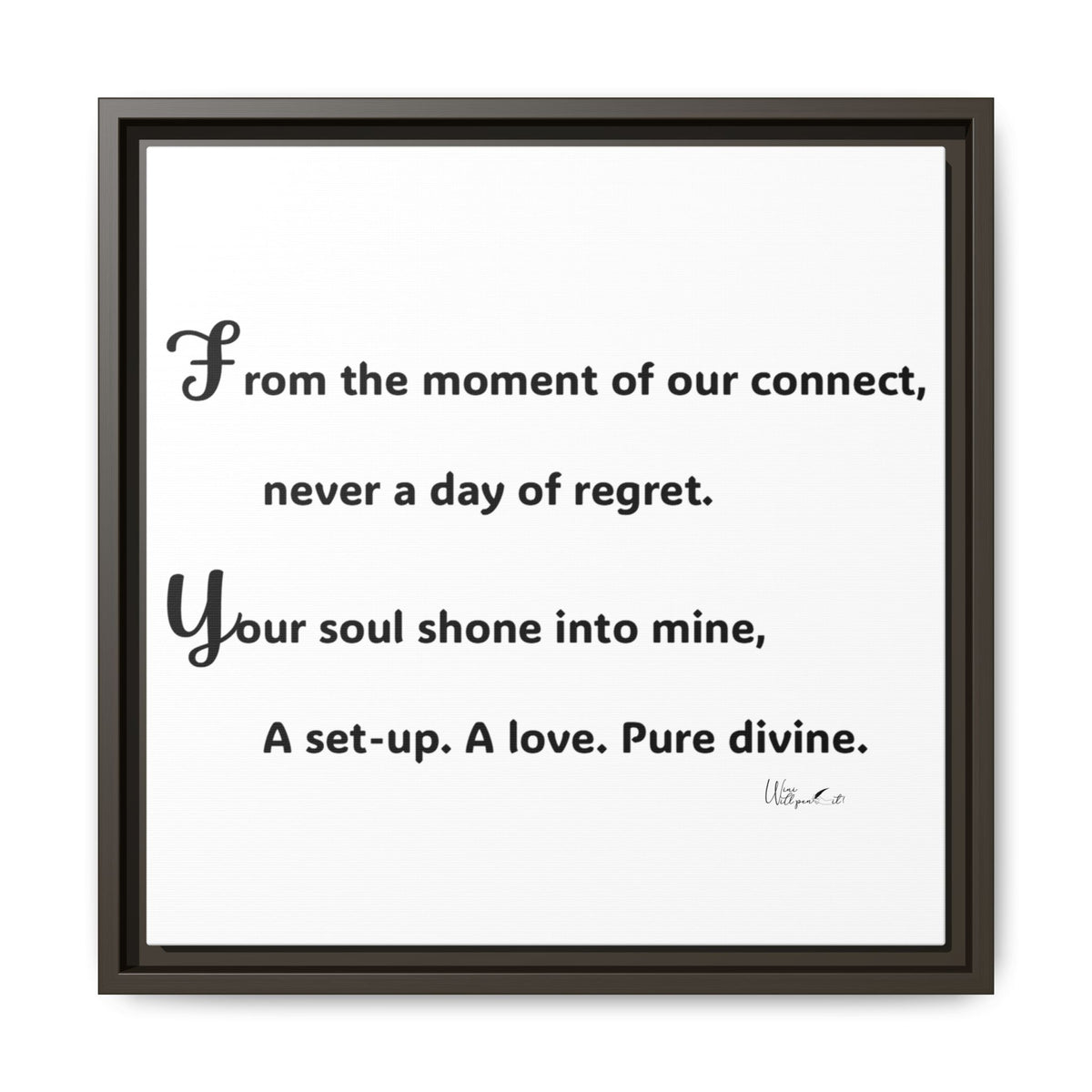 Matte Canvas, Framed (Multi-color)