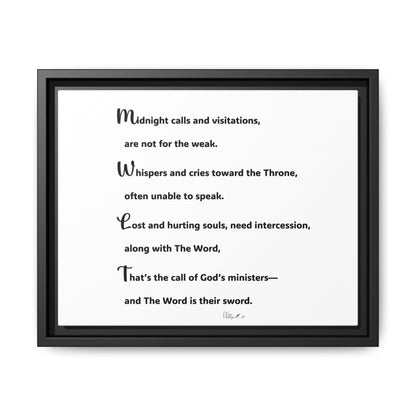 Matte Canvas, Framed (Multi-color)