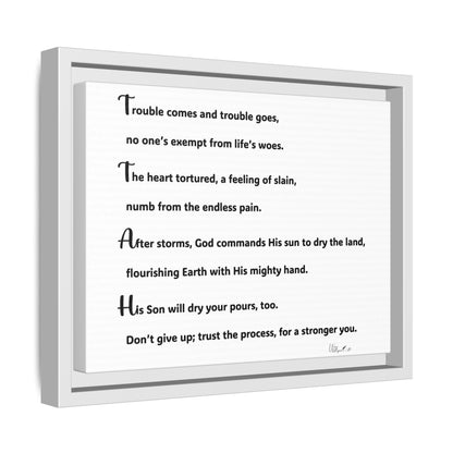 Matte Canvas, Framed (Multi-color)