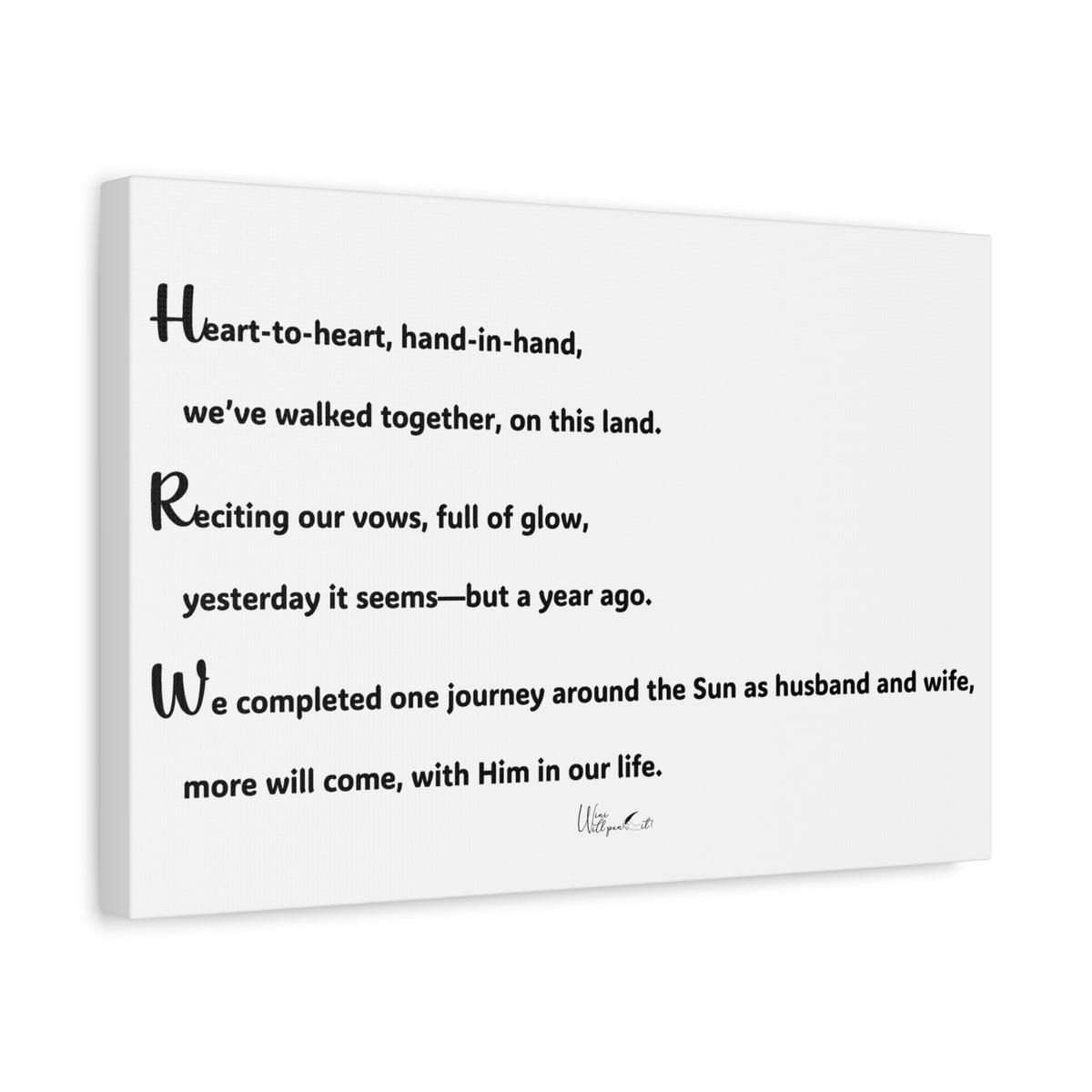 Matte Canvas, Stretched, 1.25"