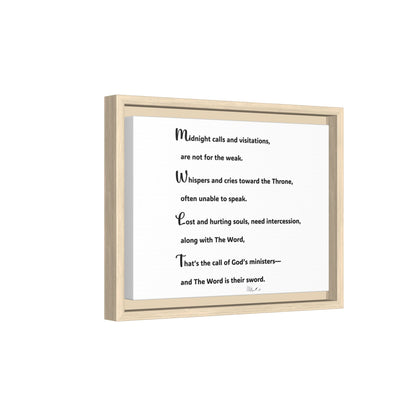 Matte Canvas, Framed (Multi-color)
