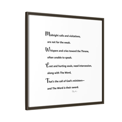 Matte Canvas, Framed (Multi-color)