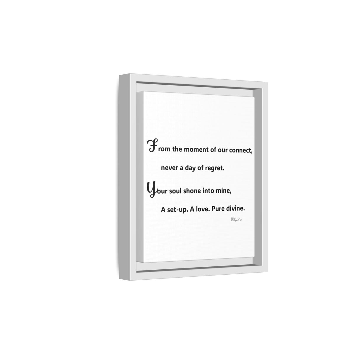 Matte Canvas, Framed (Multi-color)