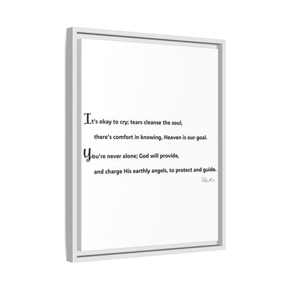 Matte Canvas, Framed (Multi-color)