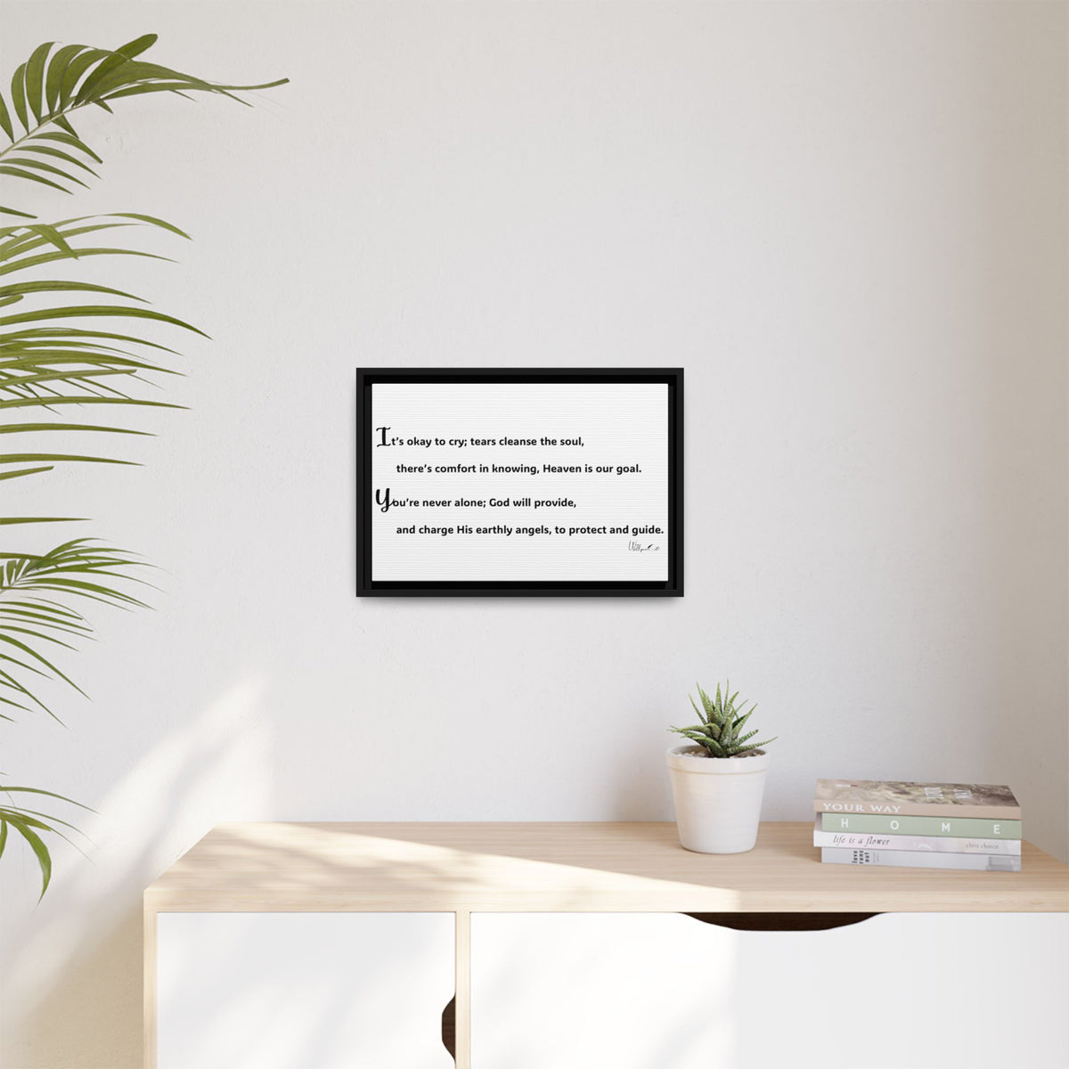 Matte Canvas, Framed (Multi-color)