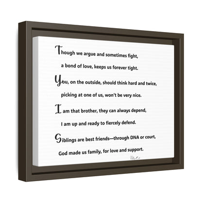 Matte Canvas, Framed (Multi-color)
