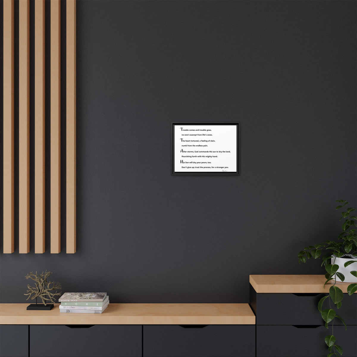 Matte Canvas, Framed (Multi-color)