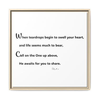 Matte Canvas, Framed (Multi-color)