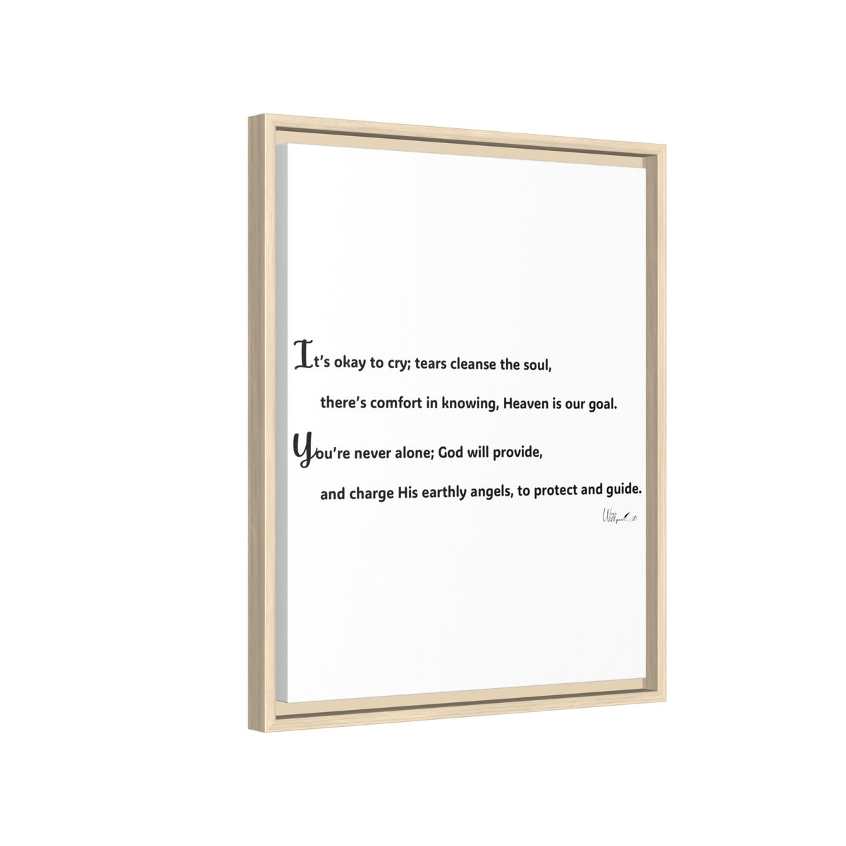 Matte Canvas, Framed (Multi-color)