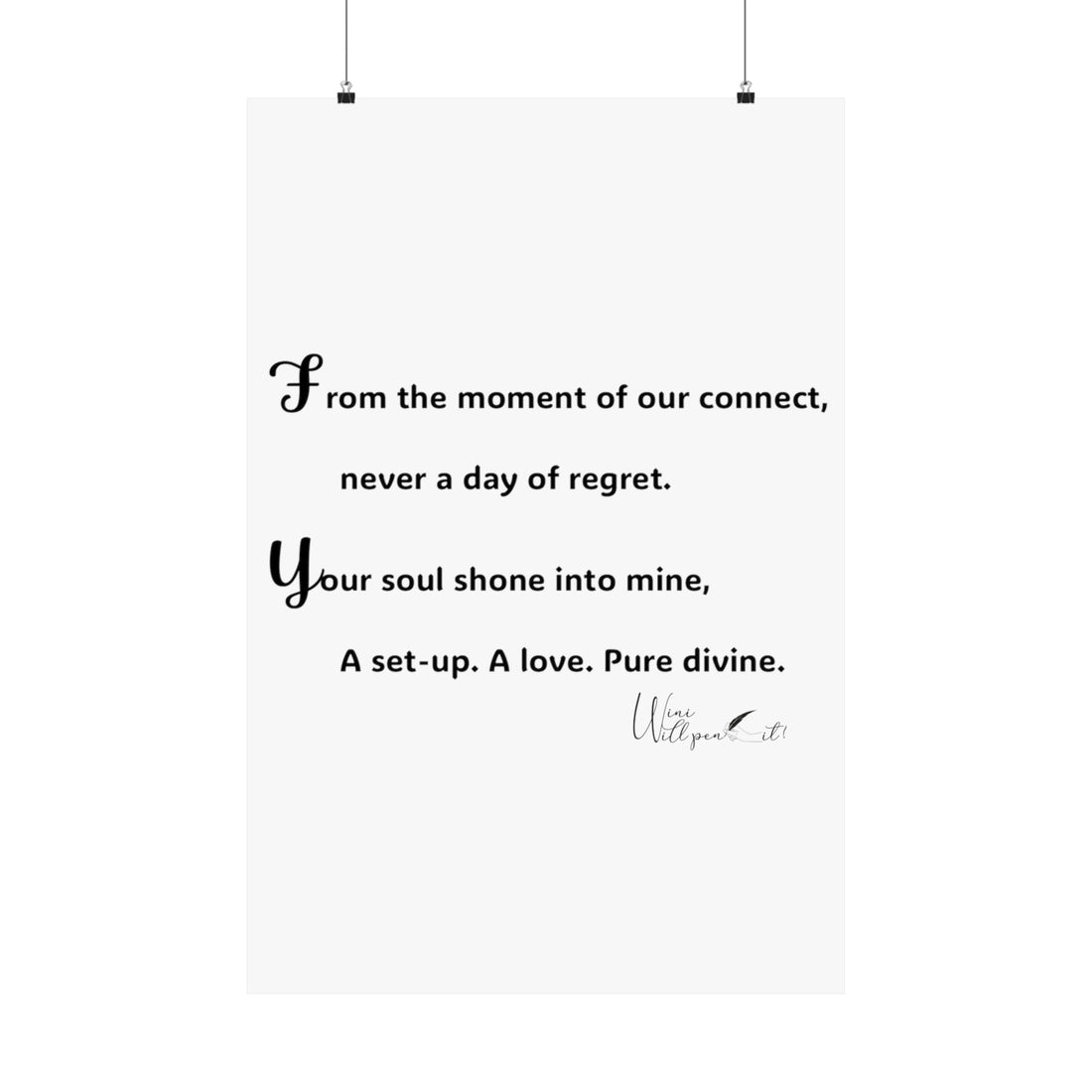 Matte Vertical Posters