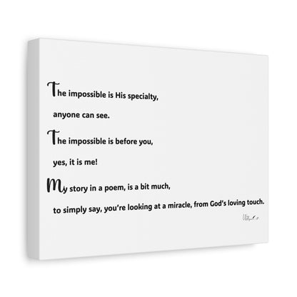 Matte Canvas, Stretched, 1.25"