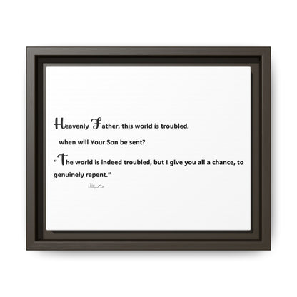 Matte Canvas, Framed (Multi-color)