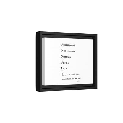 Matte Canvas, Framed (Multi-color)