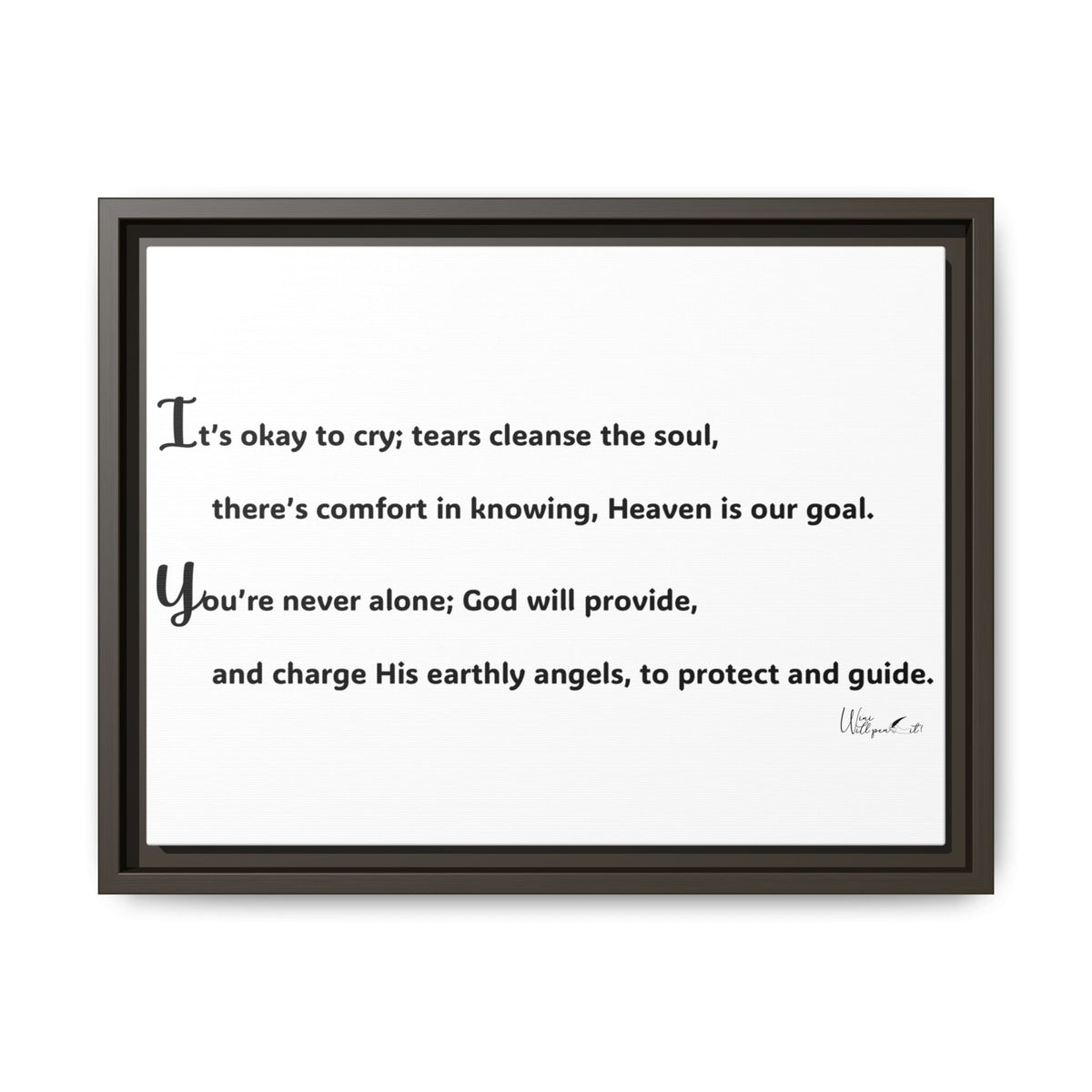 Matte Canvas, Framed (Multi-color)