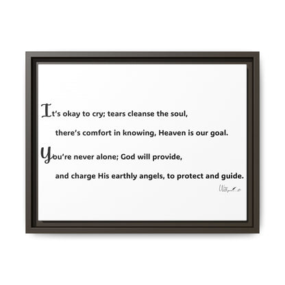 Matte Canvas, Framed (Multi-color)