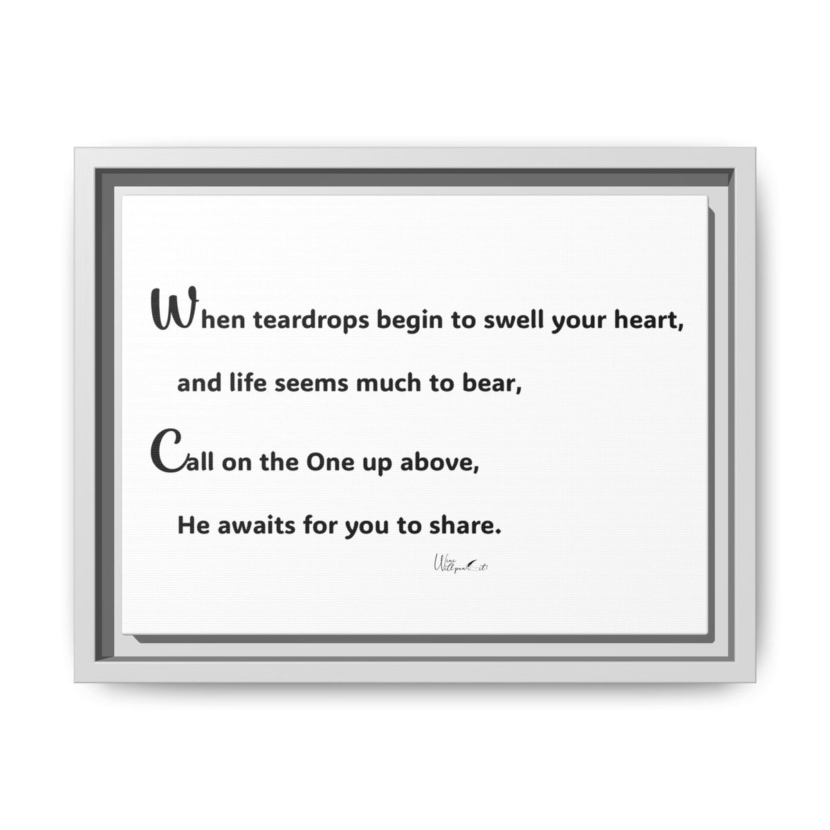 Matte Canvas, Framed (Multi-color)