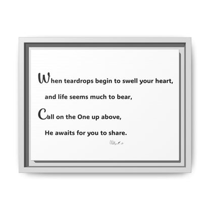 Matte Canvas, Framed (Multi-color)