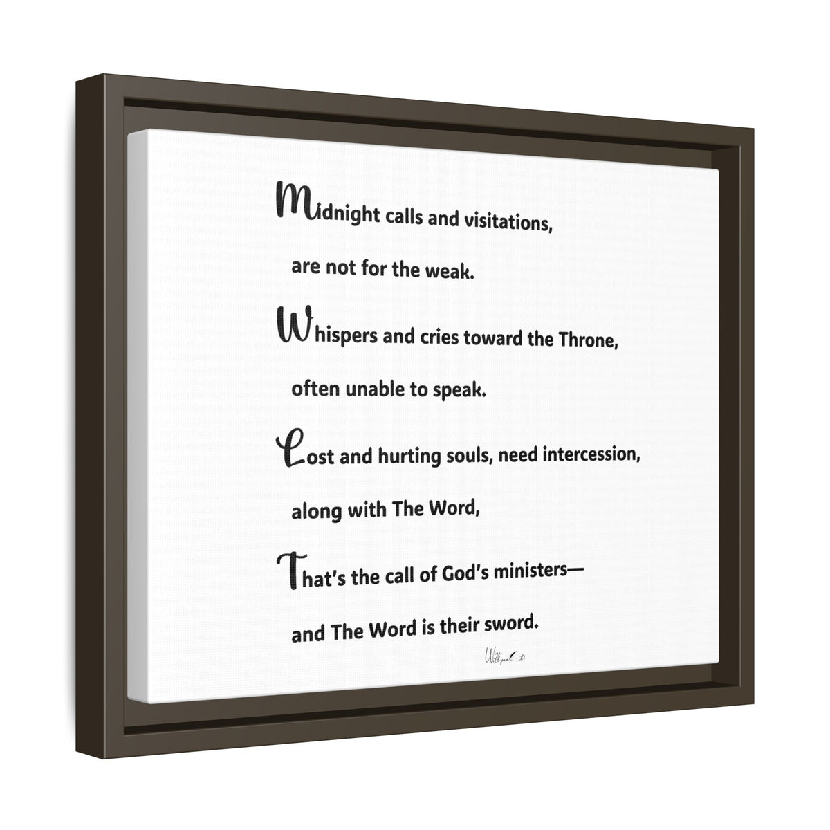 Matte Canvas, Framed (Multi-color)